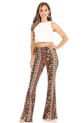 Palazzo Pants - Black Mustard