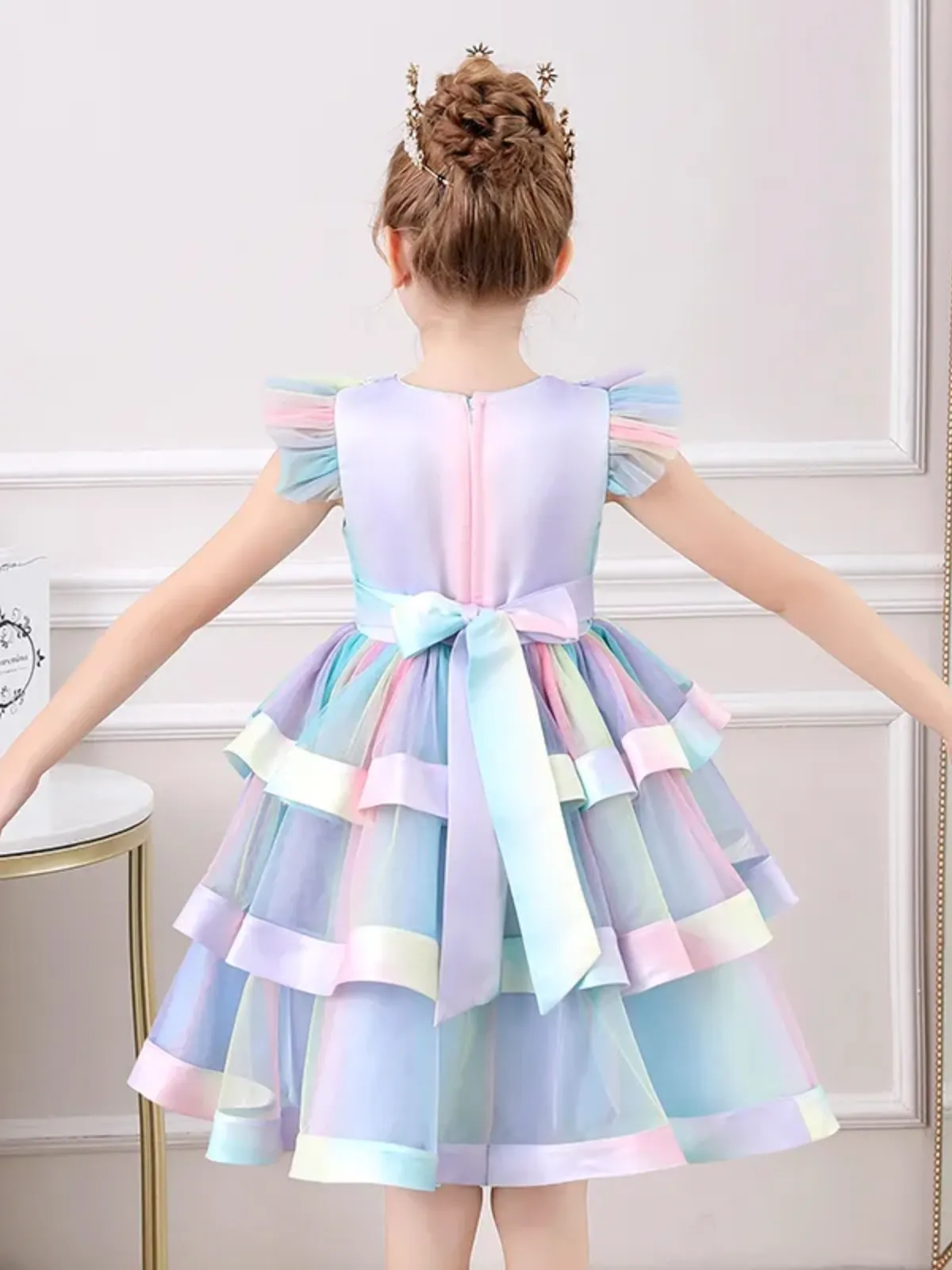 Pastel Play Layered Tutu Dress