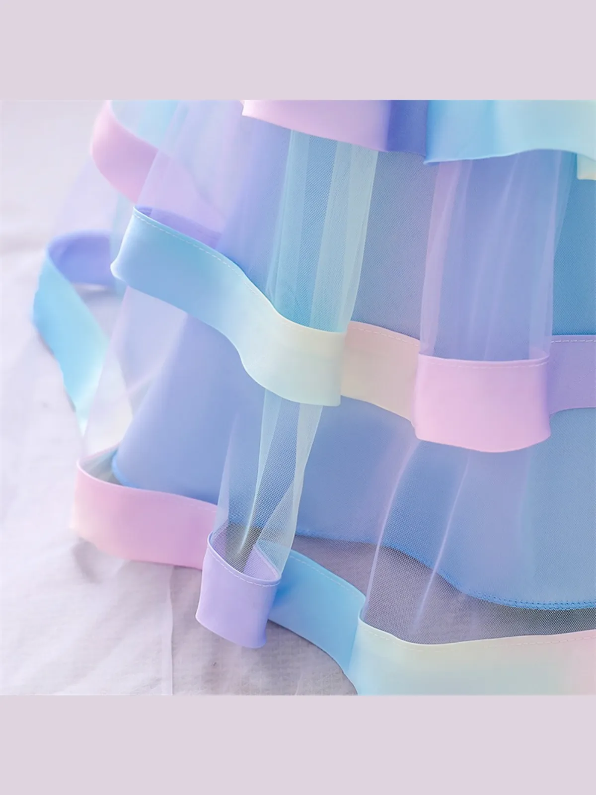 Pastel Play Layered Tutu Dress