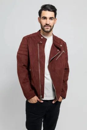 Payton Mens Vegan Faux Suede Jacket