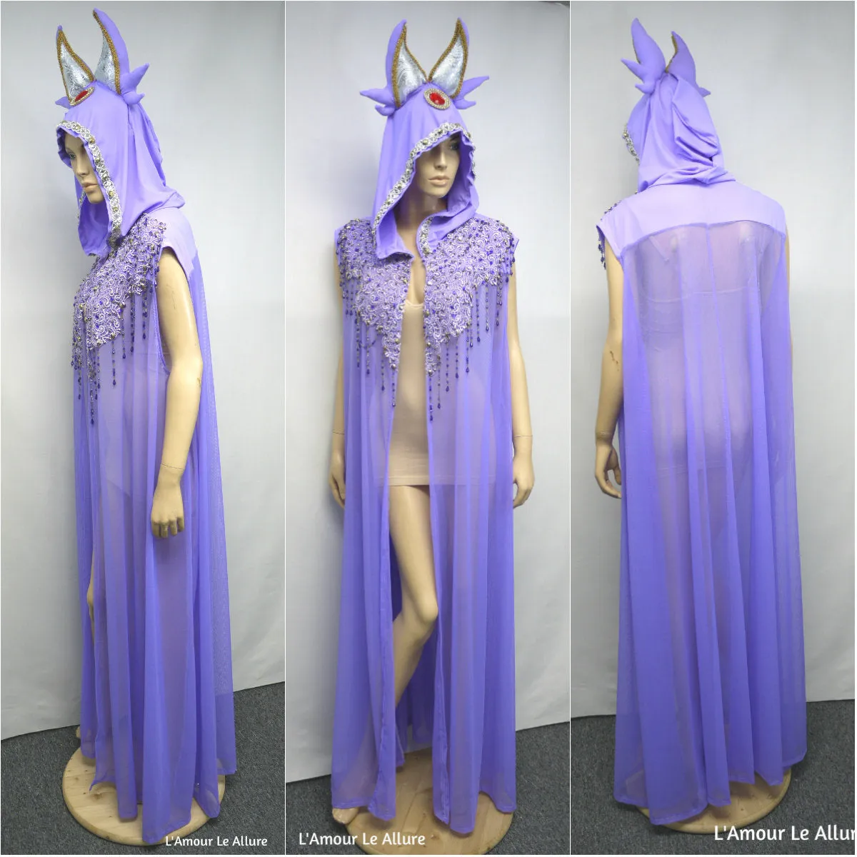 Preorder Jolteon Inspired Ear Cape Robe Cosplay Dance Costume Rave  Halloween