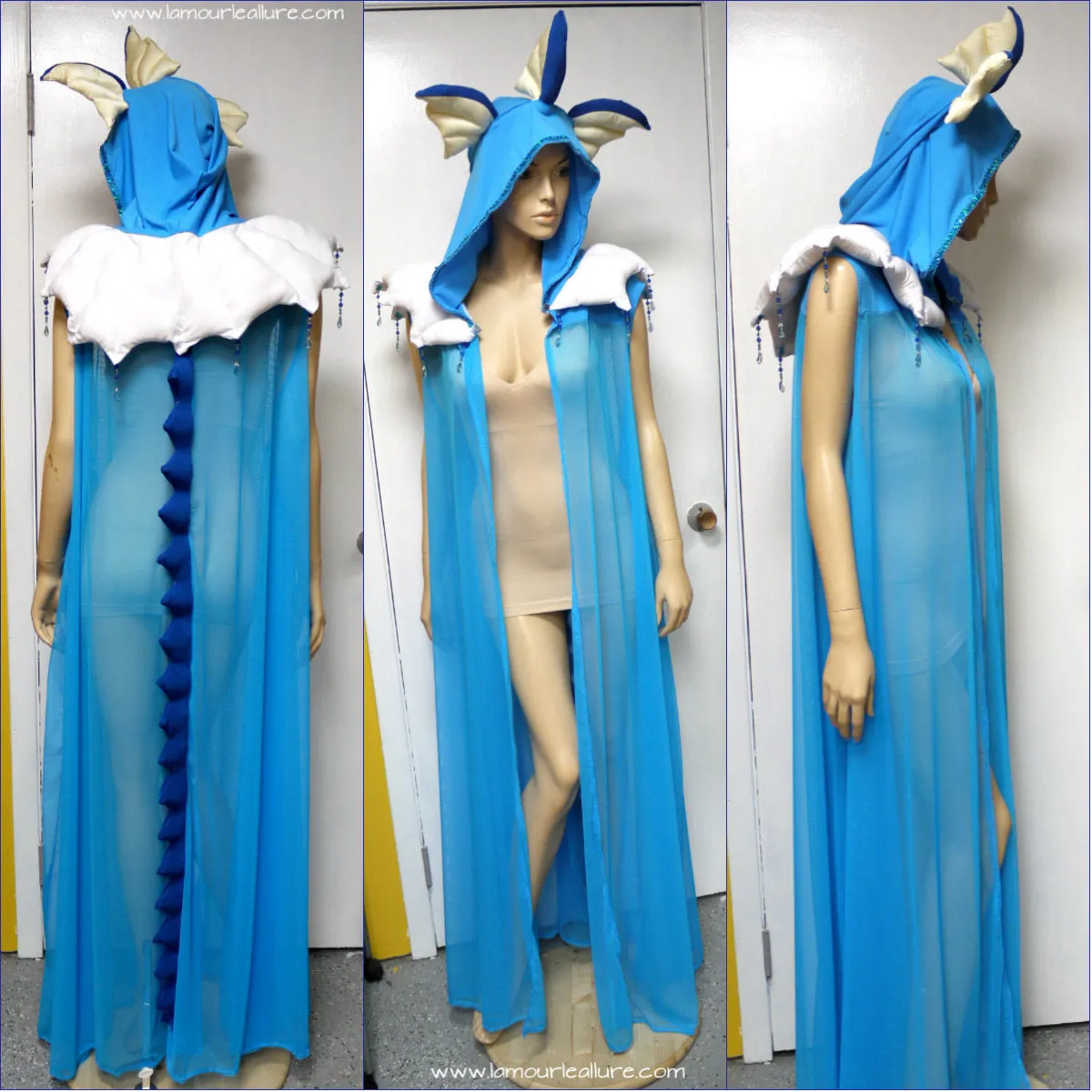 Preorder Jolteon Inspired Ear Cape Robe Cosplay Dance Costume Rave  Halloween