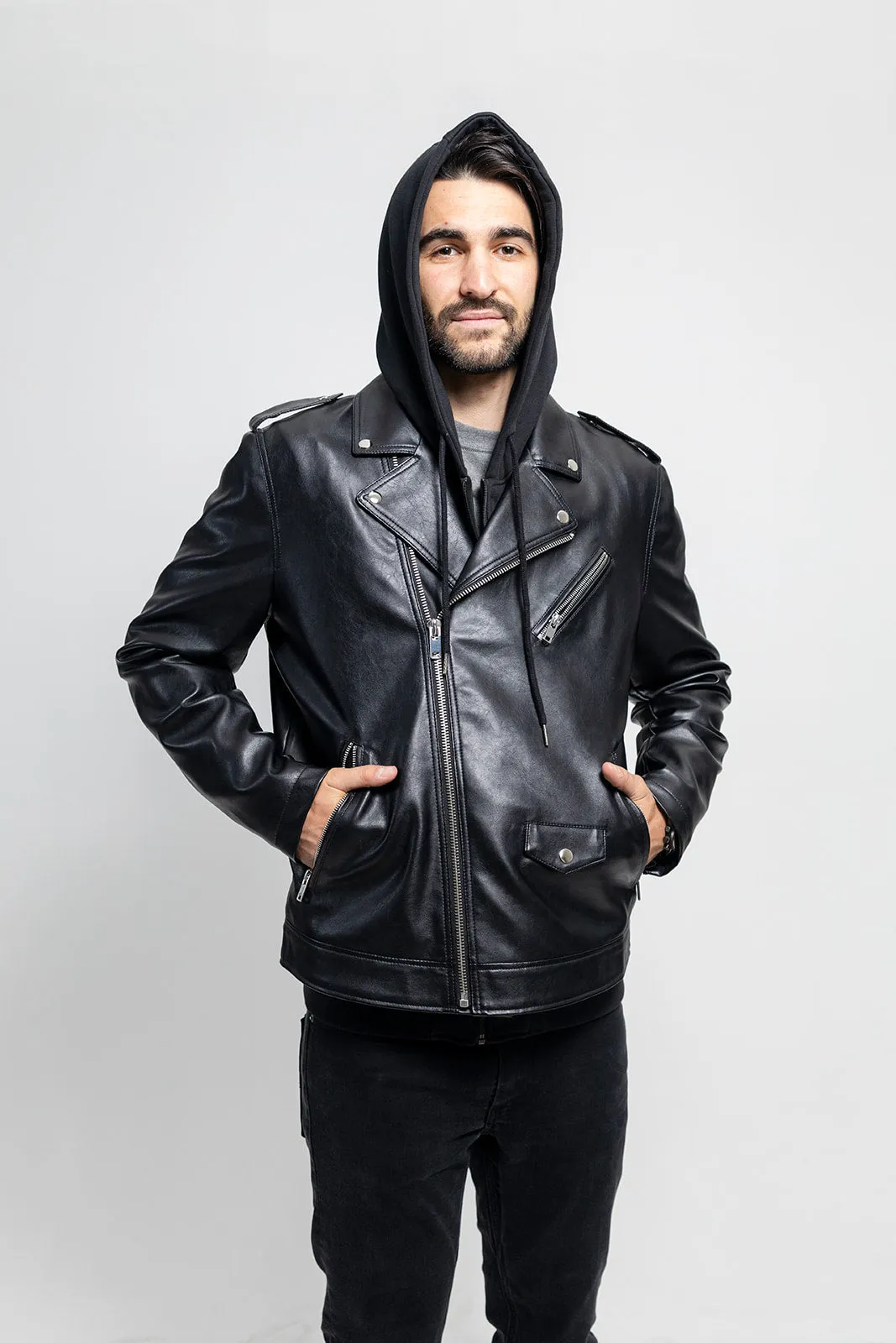 Ralph Men's Vegan Faux Leather Jacket (POS)