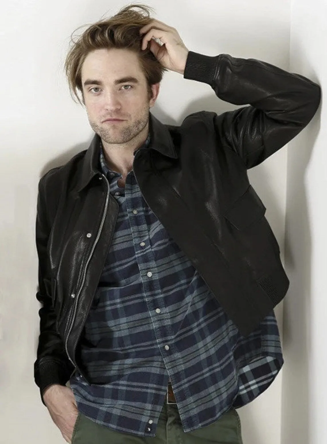 Robert Pattinson Leather Jacket | Men Celebrity Jacket | Genuine Leather Jacket