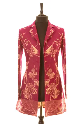 Sicily Jacket in Deep Raspberry