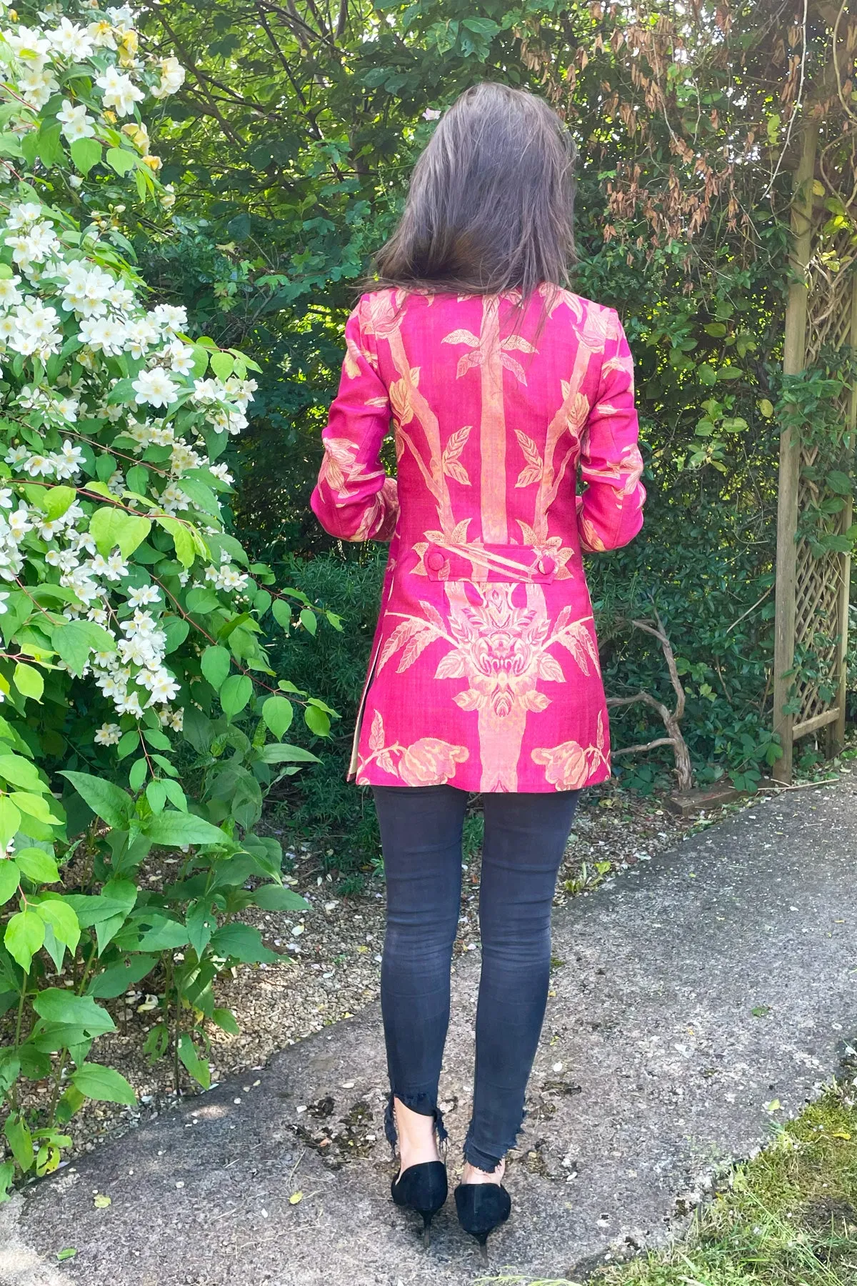 Sicily Jacket in Deep Raspberry