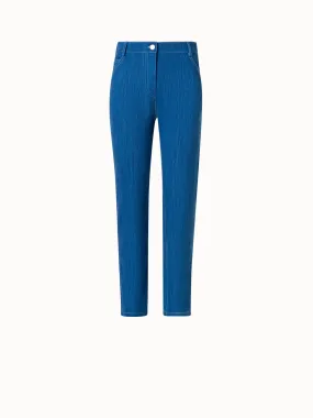 Slim Straight Leg Stretch Denim Pants