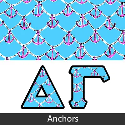 Sorority Bid Day Special - Sorority Panoramic Pattern Printed Tee and Metal Keychain Package - Jerzees 21MR - SUB - GFT090 - LZR