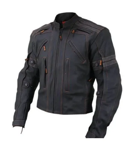 Stylish Men’s Vulcan VTZ-910 Motorbike Street Leather Jacket