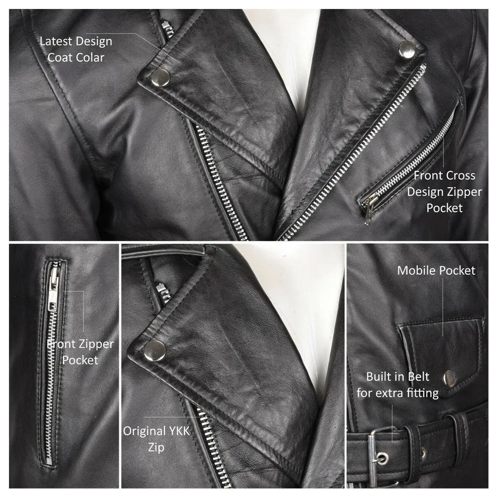 Tan Brown Black Fashion Jacket