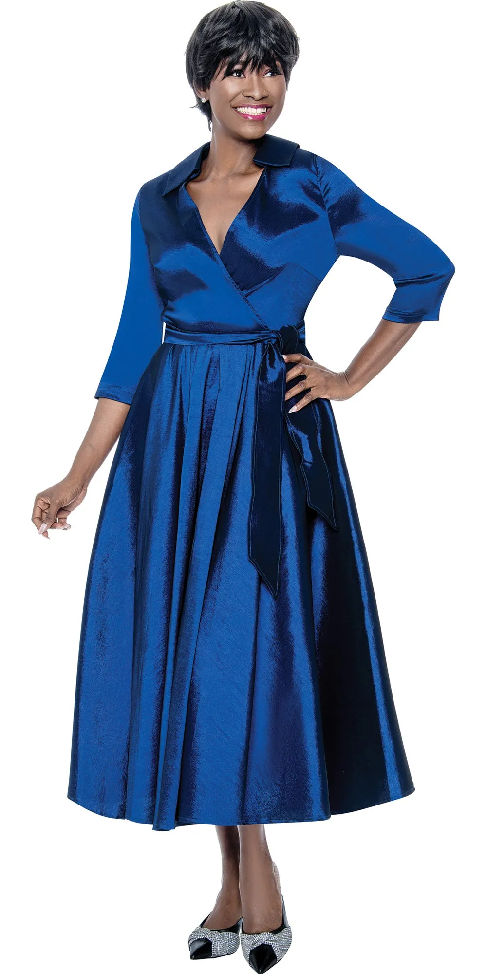 Terramina 7869 - Midnight - Wrap Dress