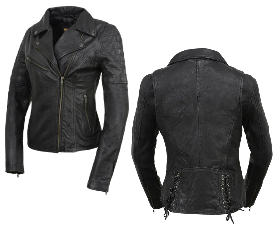 The "Evanescence" Leather" Leather Jacket