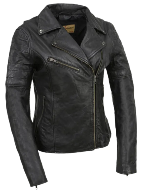 The "Evanescence" Leather" Leather Jacket