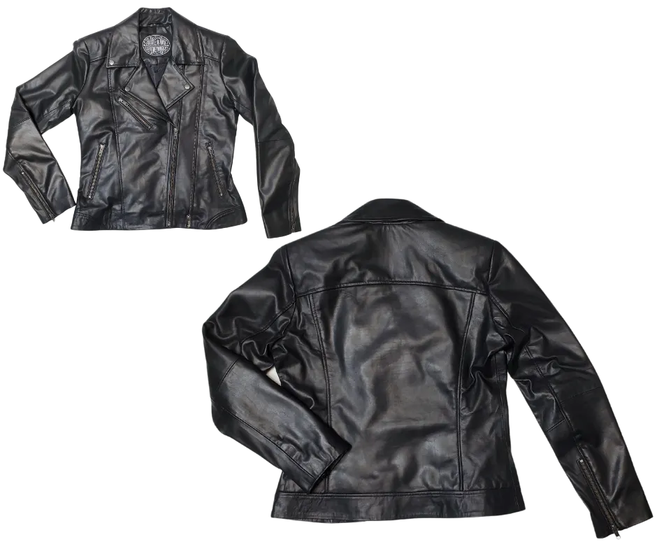 The "Jett" Ladies Leather Jacket