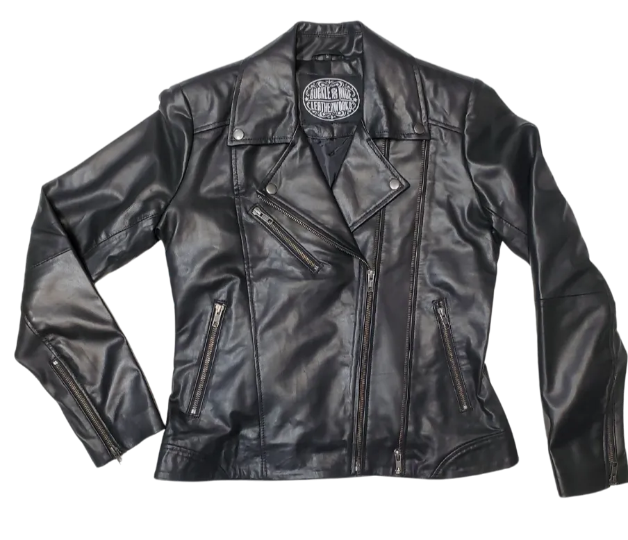 The "Jett" Ladies Leather Jacket