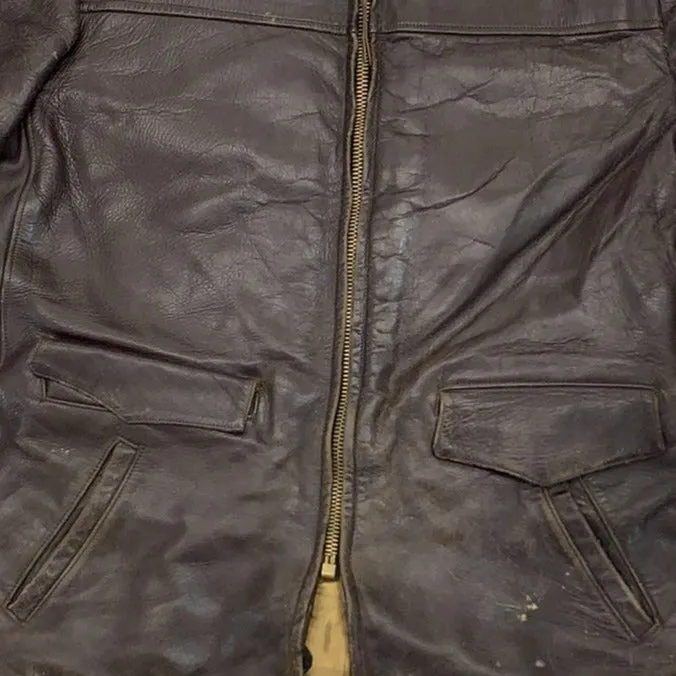 Vintage Conmar Brown Leather Jacket