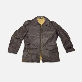 Vintage Conmar Brown Leather Jacket