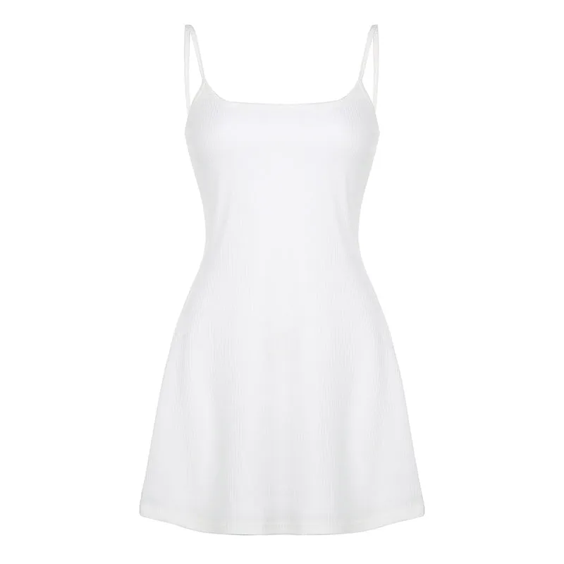 White Slip Dress  PL52617